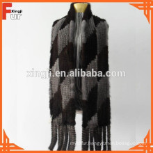 2015 Fashion Knitted Mink Scarf Fur Scarf